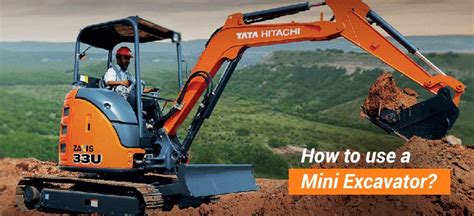 build a mini digger|how to operate a mini excavator.